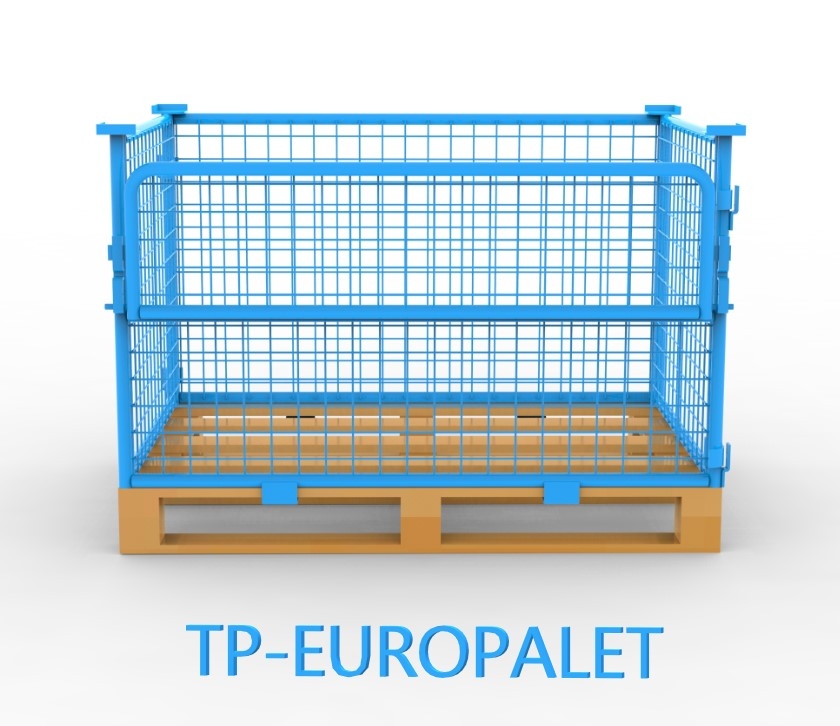 Katlanır İstifleme Sepeti (TP-EUROPALET)